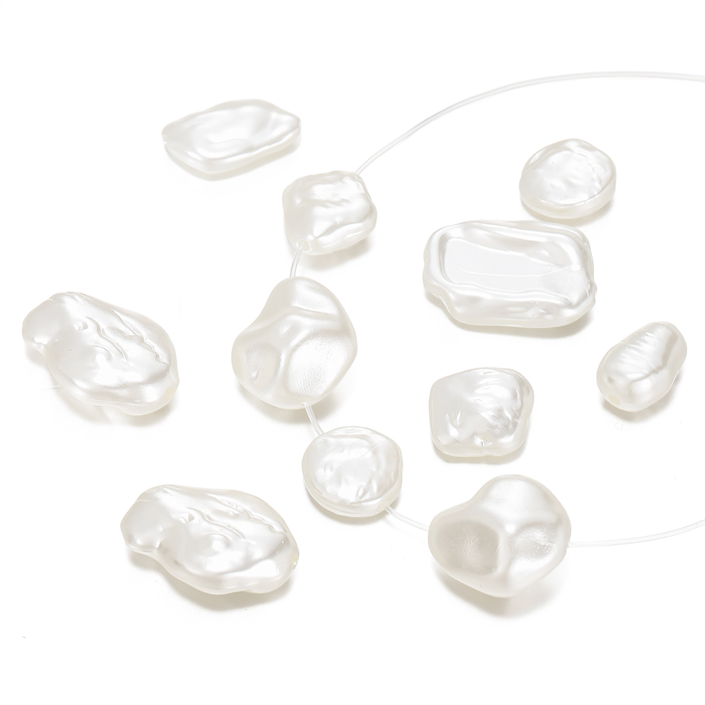 Pearl Earring Stud - 10 Stks/partij Barokke Stijl Abs Parel