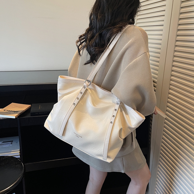 Shoulder Bag Structured - Trendy PU-rits, veelzijdige schoudertas, eenvoudig gestructureerde,