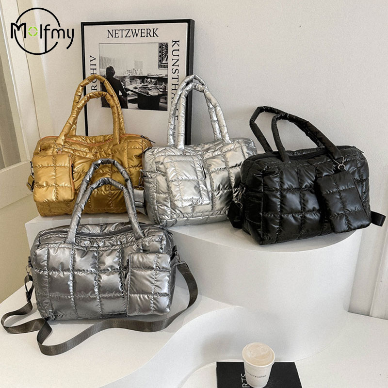 Shoulder Bag Structured - 2 Stuks Luxe Space Bag Gewatteerde