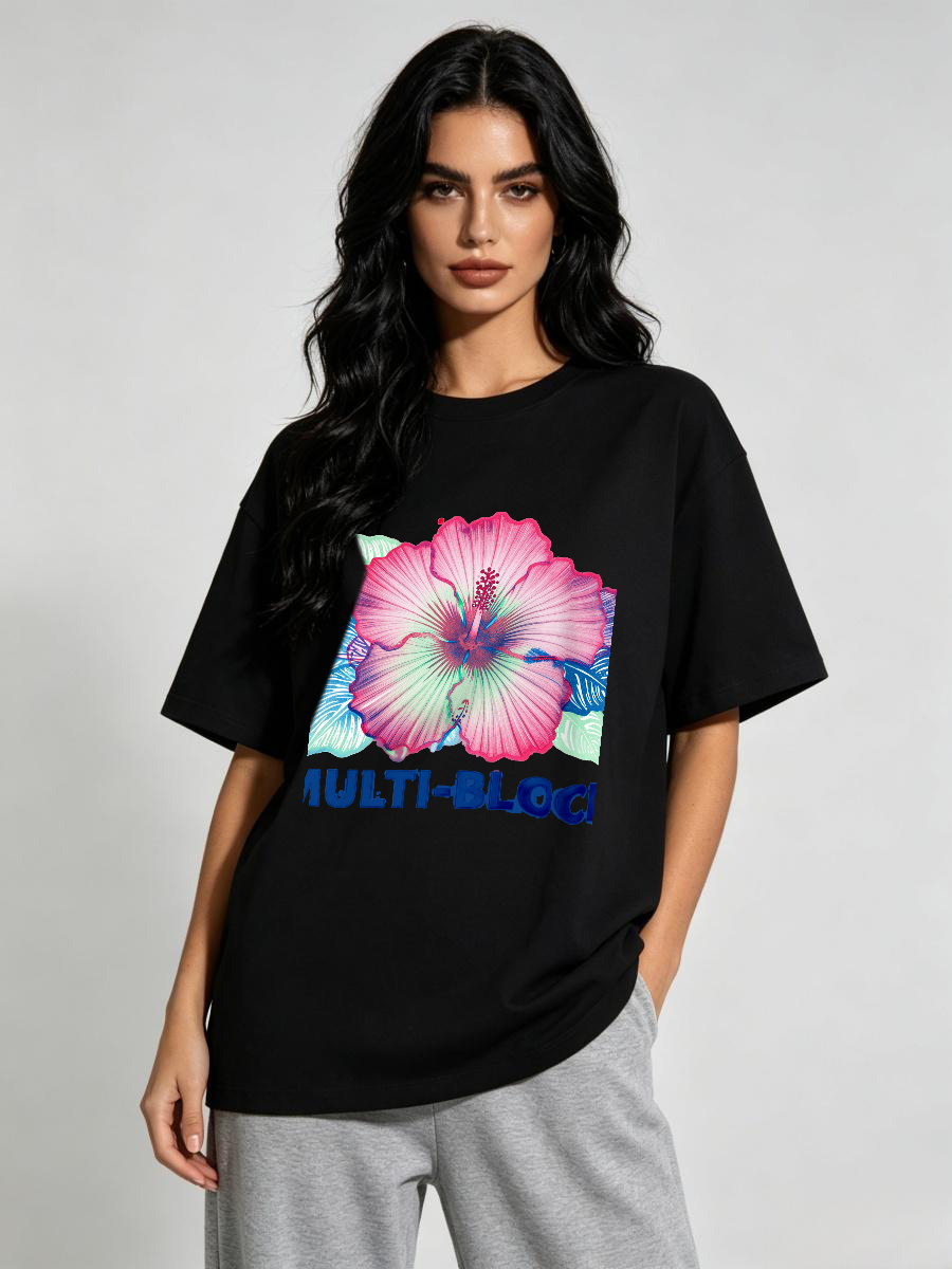 Women'S Formal Traditional Wear - T-shirts voor vrouwen, blokprint, handgesneden stempel,
