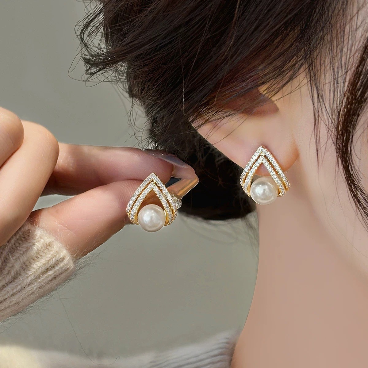 925 Zilveren Naald Koreaanse M - Pearl Earring Stud recensie en prijs