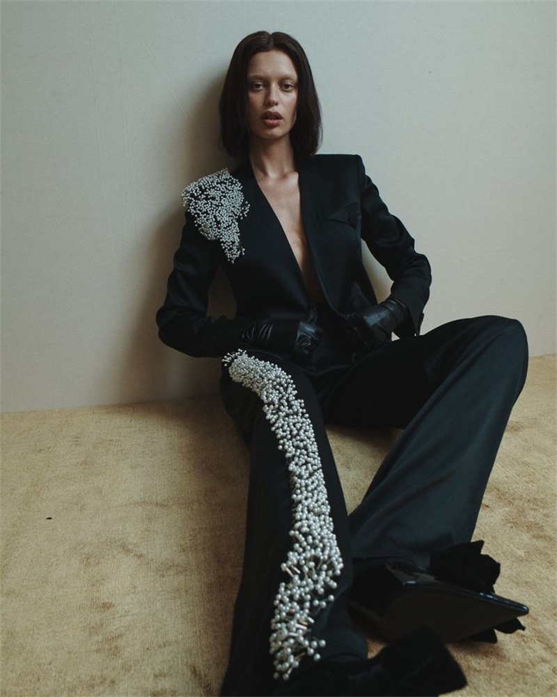 Zwarte Vrouwen Office Suits Se - Women'S Formal Wear Tuxedo recensie en prijs