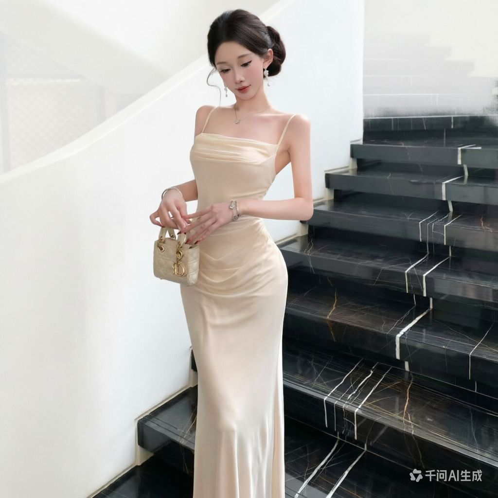 Chique beige mesh slipdress, e - Women Formal Wear M&S recensie en prijs