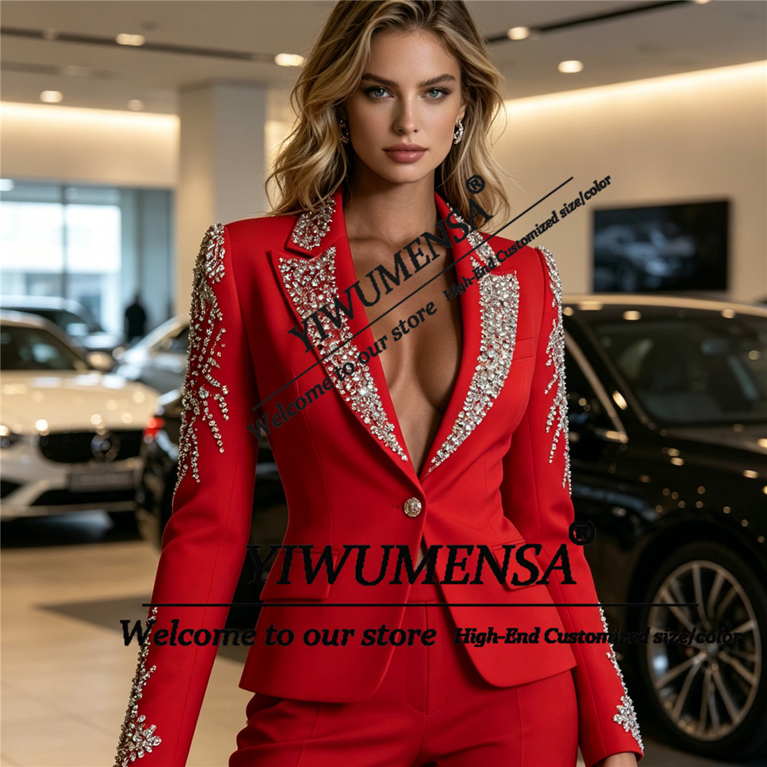 Luxe Damespakken 2-delige sets - Women'S Formal Wear Tuxedo recensie en prijs