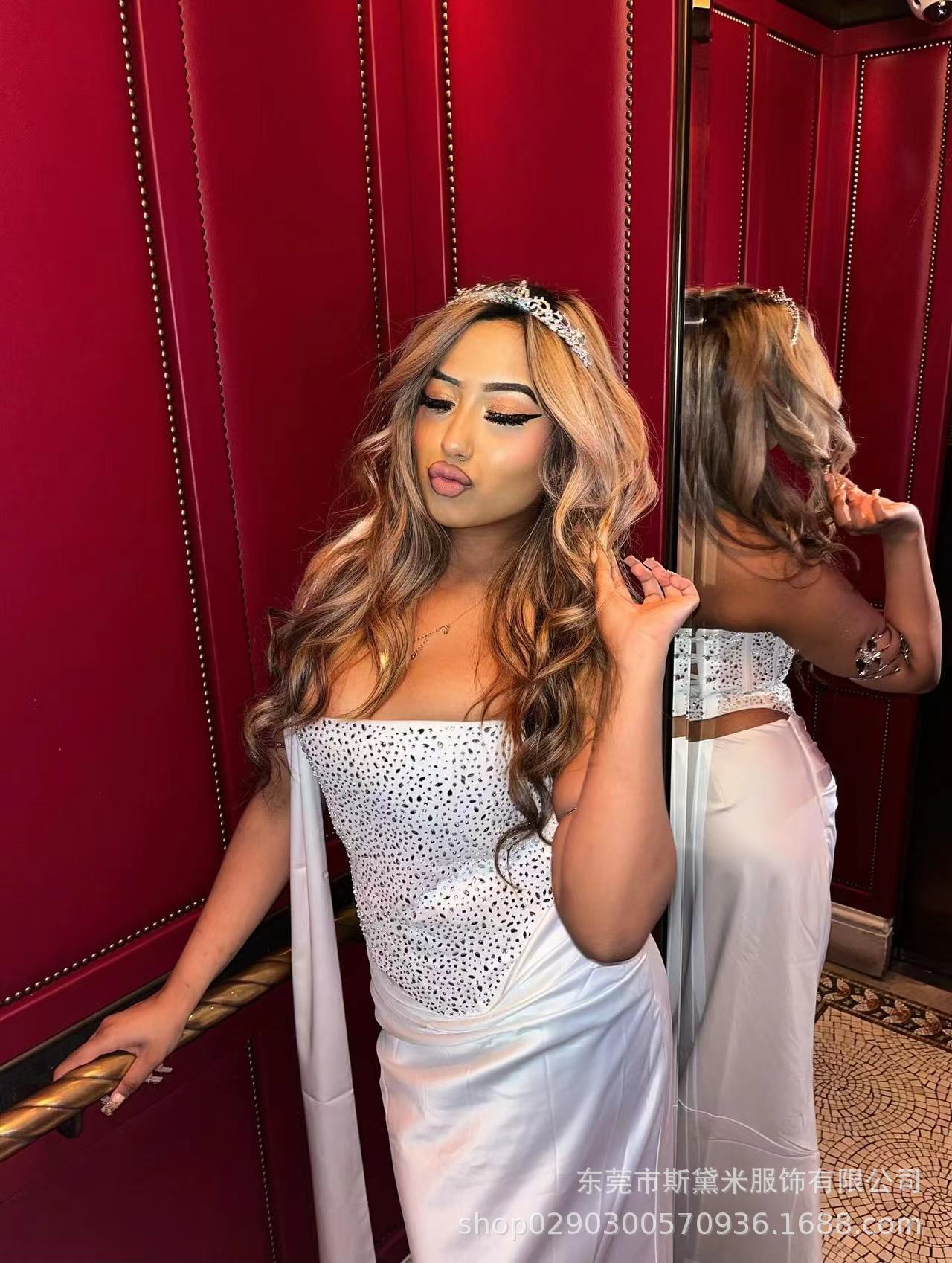 Sexy zeemeermin vrouwen galaju - Women'S Formal Evening Wear Tops recensie en prijs