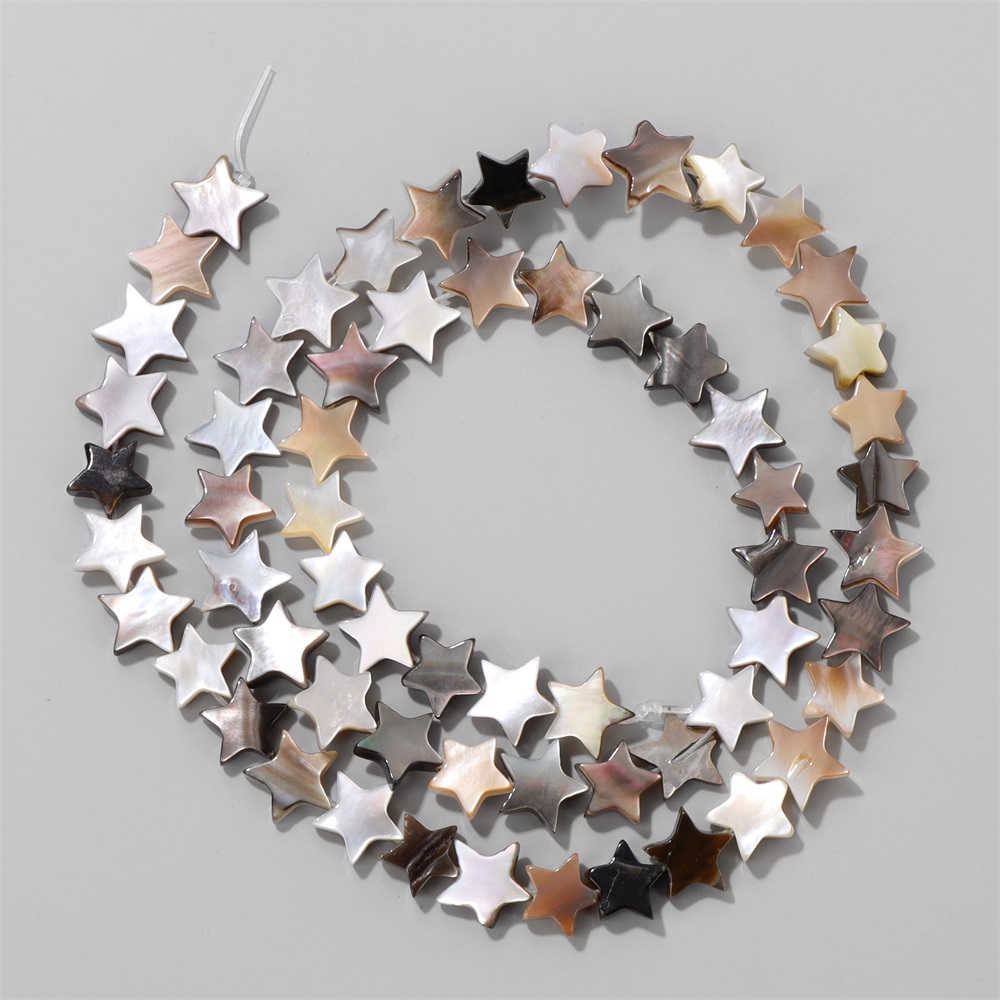 8/10/12Mm Ster Vorm Zwart Grij - Pearl Earring Stud recensie en prijs