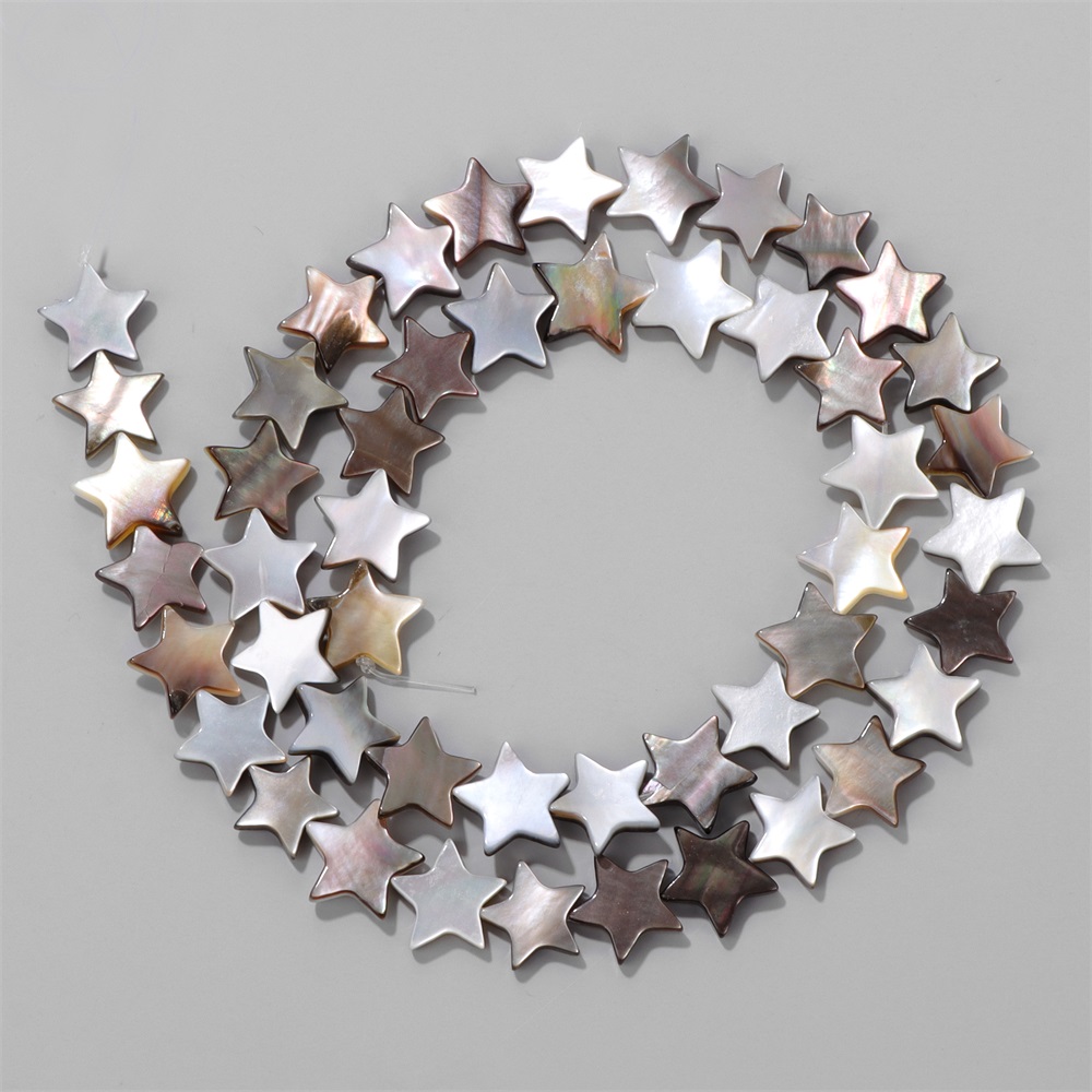 8/10/12Mm Ster Vorm Zwart Grij - Pearl Earring Stud recensie en prijs