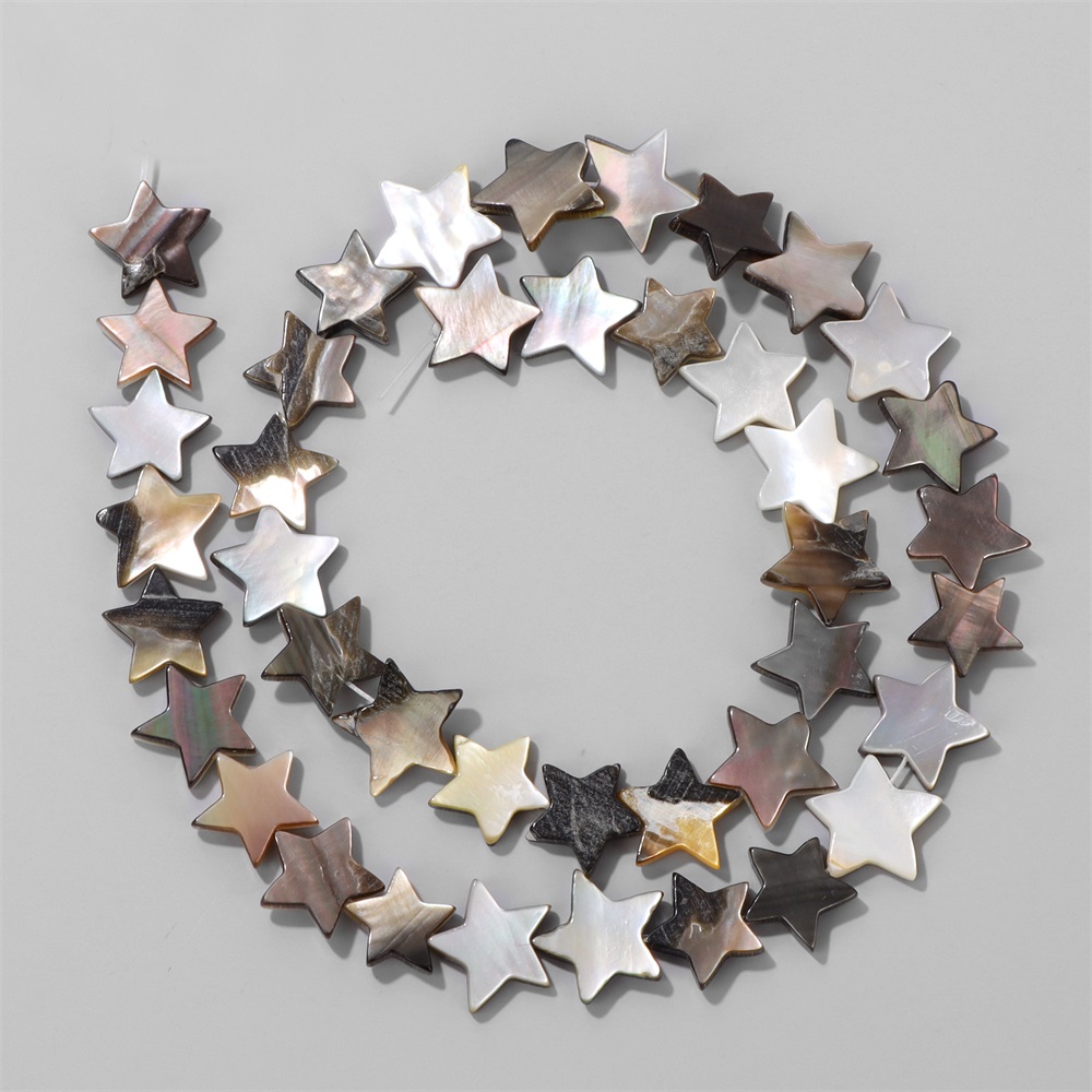 8/10/12Mm Ster Vorm Zwart Grij - Pearl Earring Stud recensie en prijs