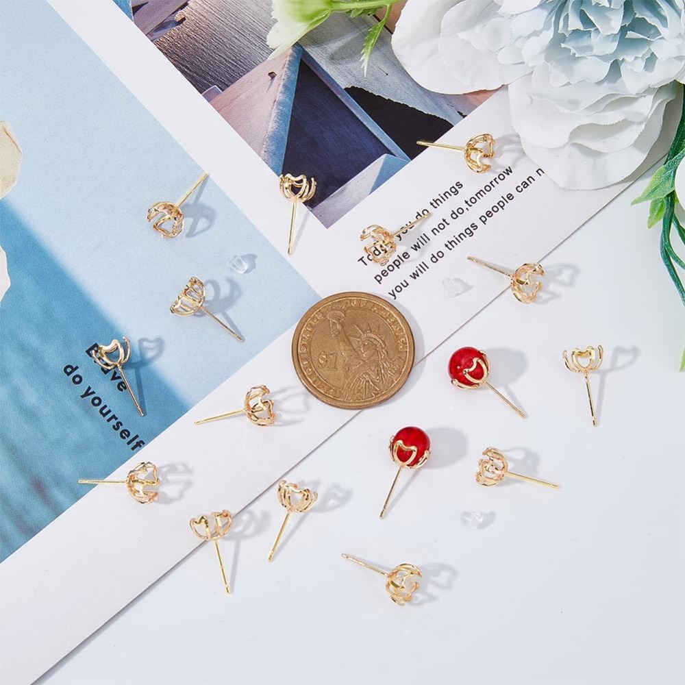30 Stuks Oorbel Montage 4-Hart - Pearl Earring Stud recensie en prijs
