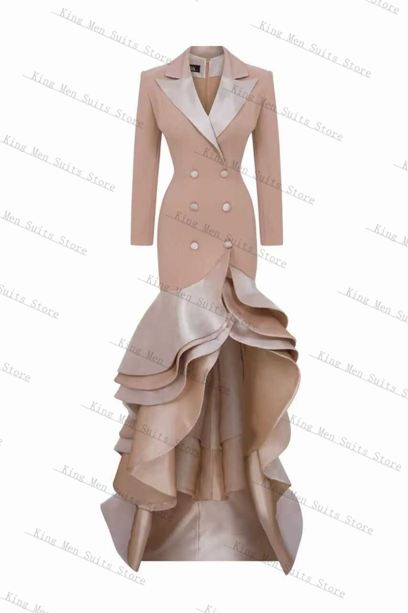 Champagne Dameskostuums 1-deli - Women'S Formal Wear Tuxedo recensie en prijs