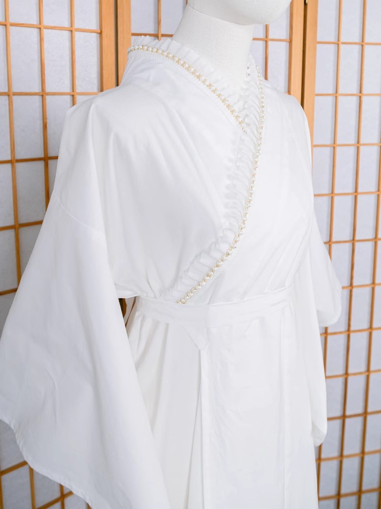 Kant getrimde kimono ondergoed - Women'S Formal Traditional Wear recensie en prijs
