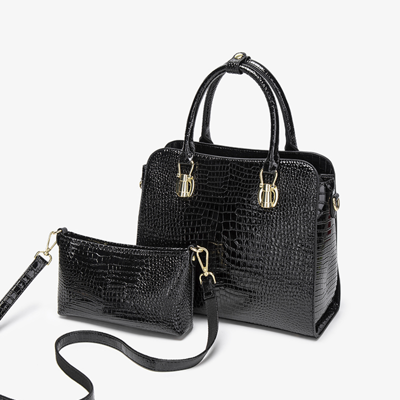 Vintage zwarte handtas met kro - Shoulder Bag Structured recensie en prijs