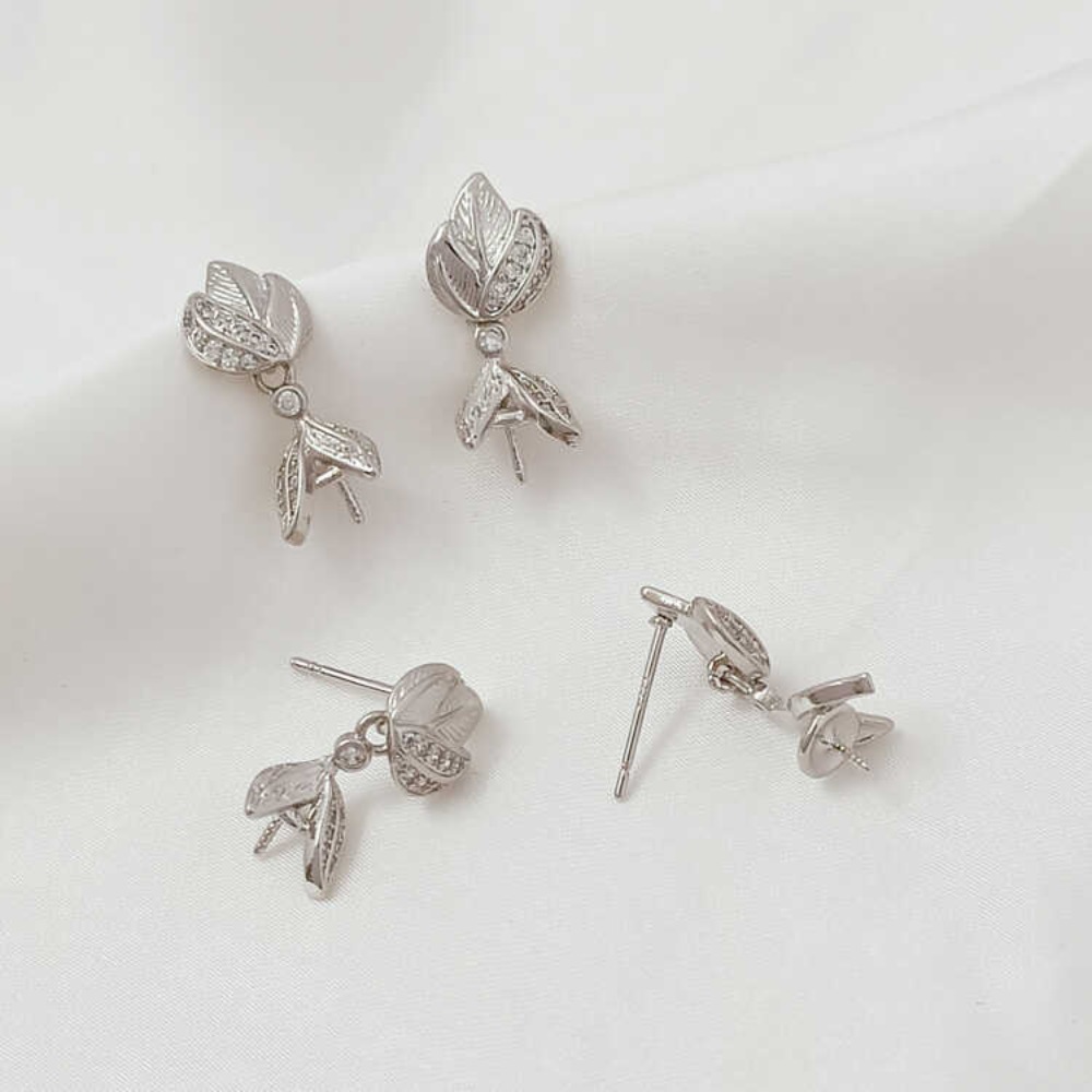 14K Micro-zirkonium Barok Gebo - Pearl Earring Stud recensie en prijs