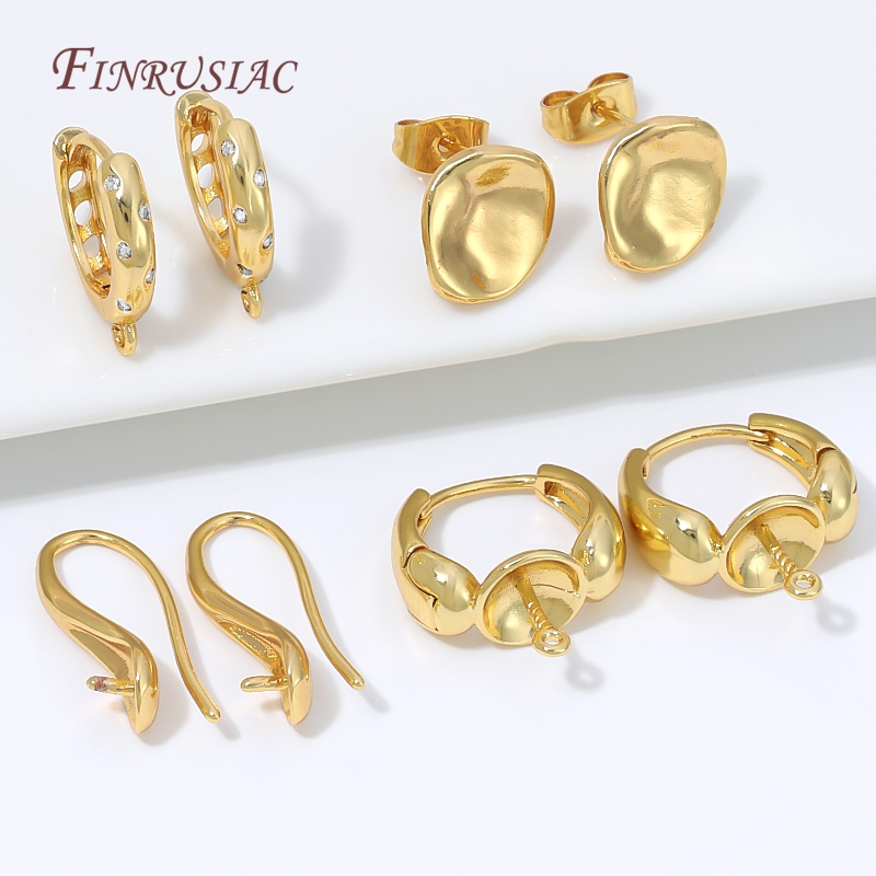 18K verguld gouden waterdruppe - Pearl Earring Stud recensie en prijs