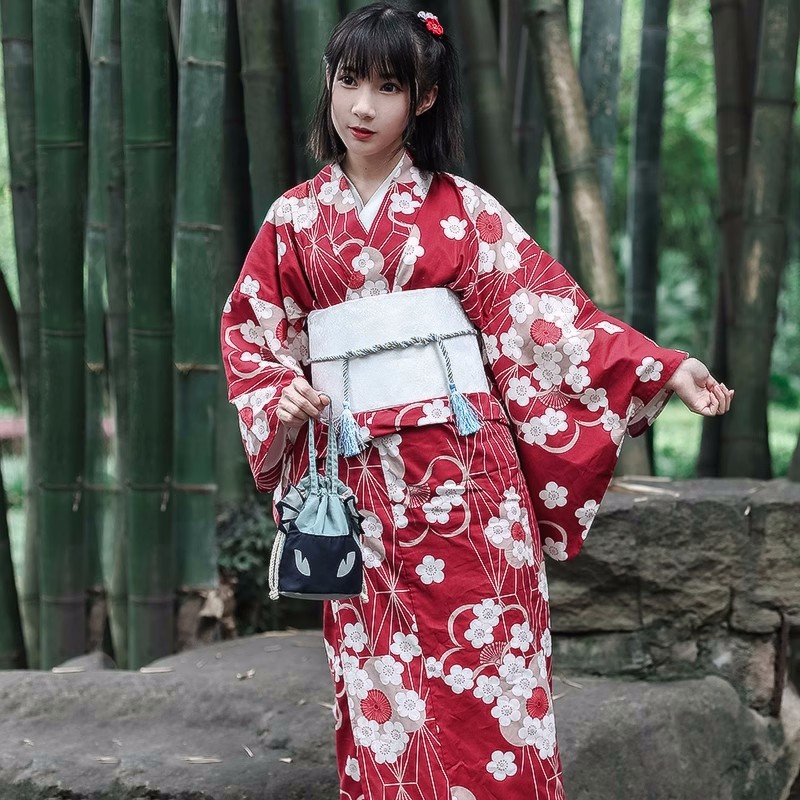 Rode Japanse Yukata Kimono Vro - Women'S Formal Traditional Wear recensie en prijs