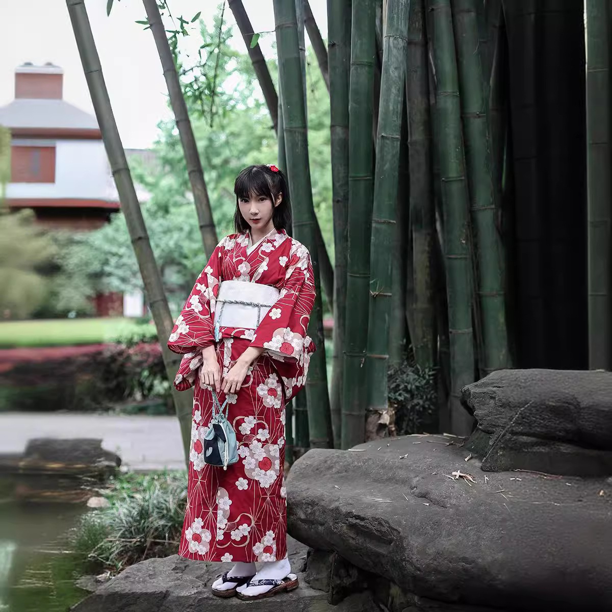 Rode Japanse Yukata Kimono Vro - Women'S Formal Traditional Wear recensie en prijs