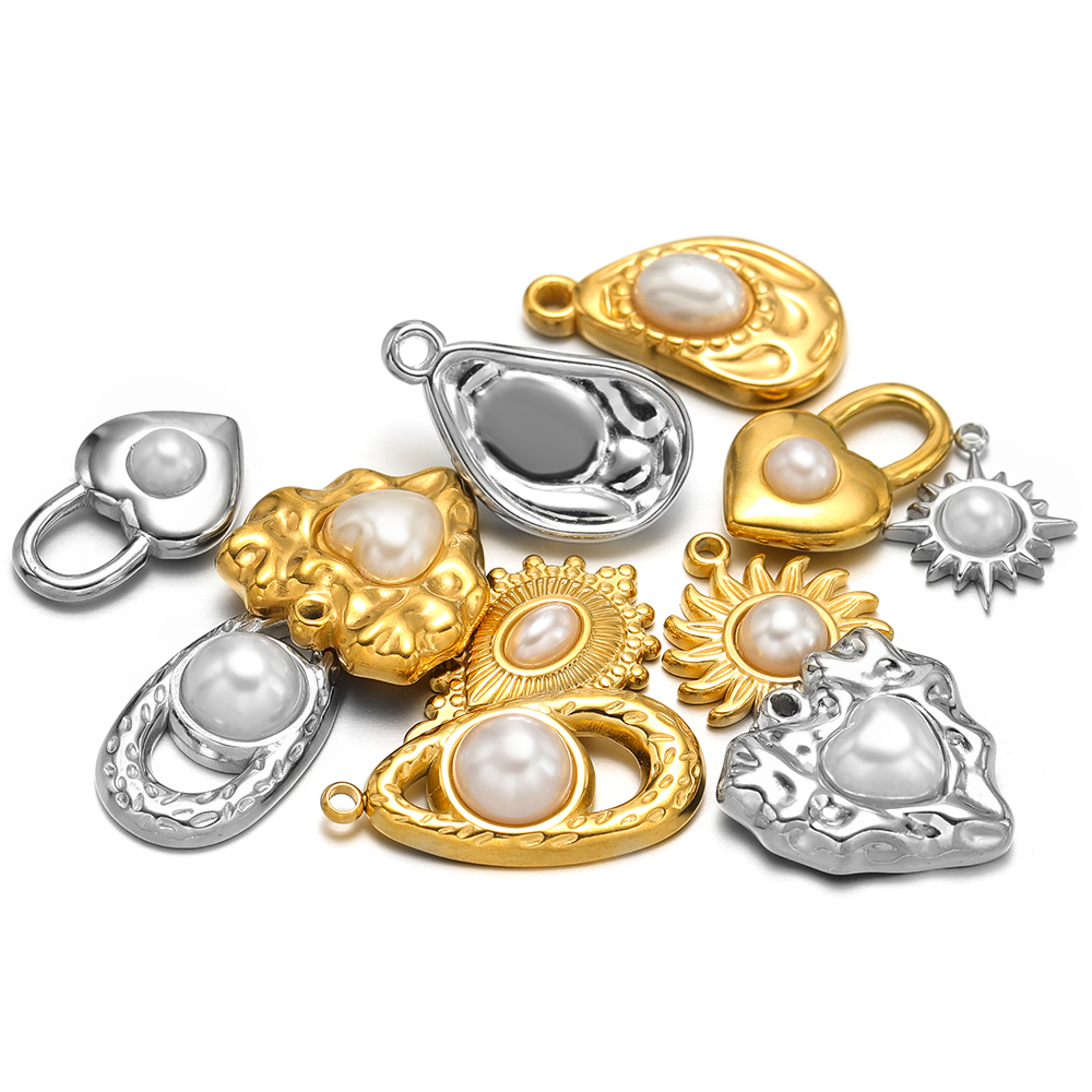 5 stks Rvs Imitatie Parel Slot - Pearl Earring Stud recensie en prijs