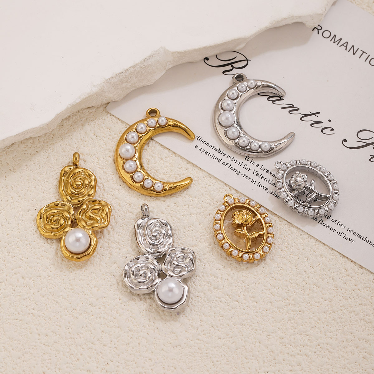 5 stuks roestvrij staal 18K ve - Pearl Earring Stud recensie en prijs