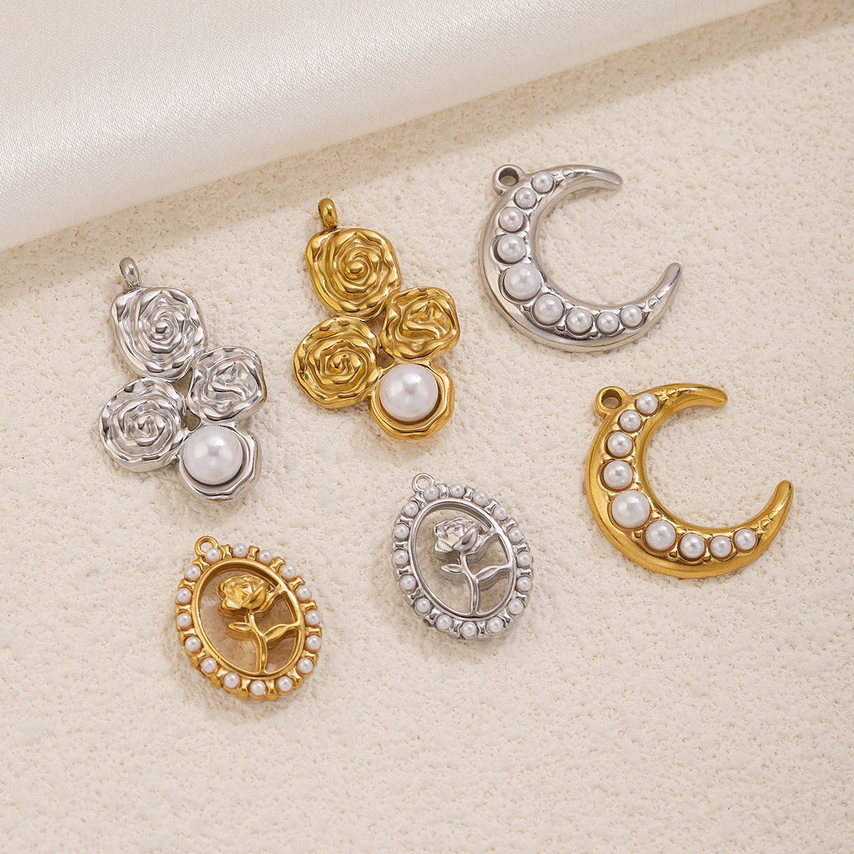 5 stuks roestvrij staal 18K ve - Pearl Earring Stud recensie en prijs