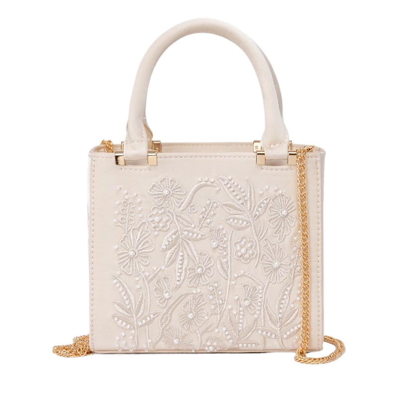 Geborduurde parelhandtas Vinta - Shoulder Bag Structured recensie en prijs