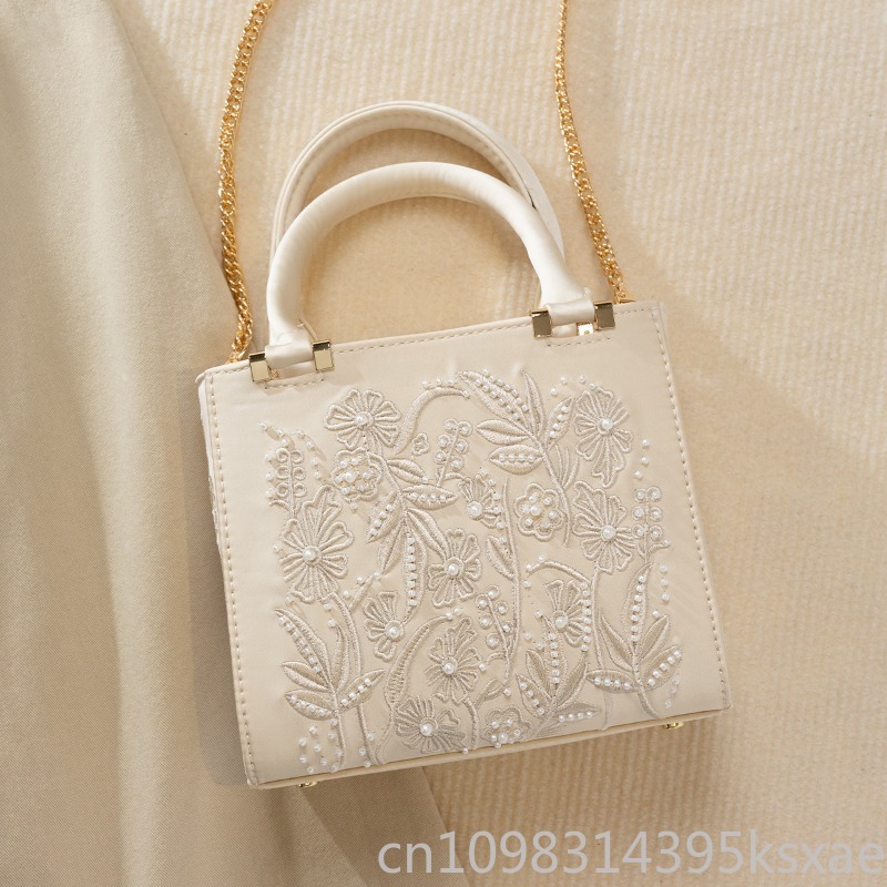 Geborduurde parelhandtas Vinta - Shoulder Bag Structured recensie en prijs