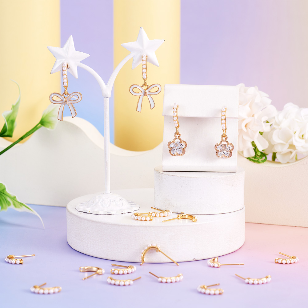 30 stuks messing oorbelonderde - Pearl Earring Stud recensie en prijs