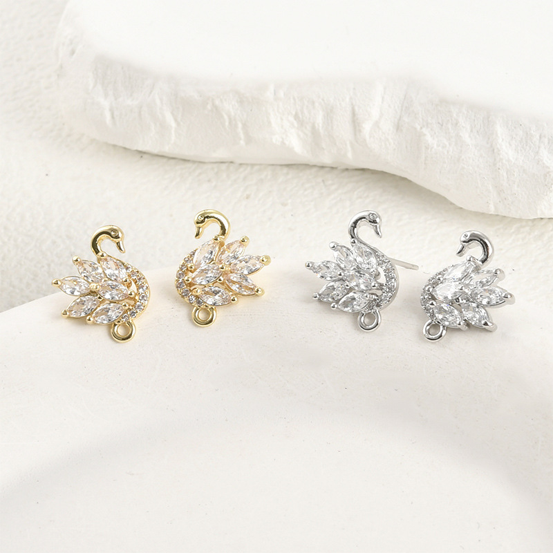 14k gegalvaniseerd echt goud k - Pearl Earring Stud recensie en prijs